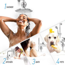 2X 20 Stage Replacement Shower Water Filter Cartridge (No Housing), Compatible with Any Shower Filter of Similar Design