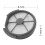 8PCS Suitable for Puppyoo Handheld Vacuum Cleaner T12 T12  Pro Pre-Filter Elements Accessories 5