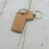 36 Pcs Blank Wooden Key Chain Rectangle Key Chain Tags Wood Keychains Key Ring for DIY 5