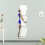 12Pcs Mirror Wall Wall Style Square Sticker with Pattern of Silver Waves Nursery Decoration 2