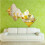12Pcs Mirror Wall Wall Style Square Sticker with Pattern of Silver Waves Nursery Decoration 3