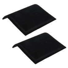 2X Tier Bangle Watch Bracelet Jewellery Display Stand Quality Velvet Rack Velvet Tray