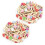 100Pcs Mixed Colours  Wooden Peg Photo Paper Peg  Clips 1