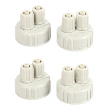 4x DIY Aquarium Fish Tank Co2 System Generator Kit with Tubes Tool Part Bottle Cap for Planted Aquarium Accessories