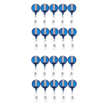 20 Retractable Reel ID Badge Lanyard Name Tag Key Card Holder Belt Clip Color: