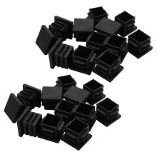 24 Pcs 19mm x 19mm Blanking End Caps Square Tubing Tube Insert Plastic