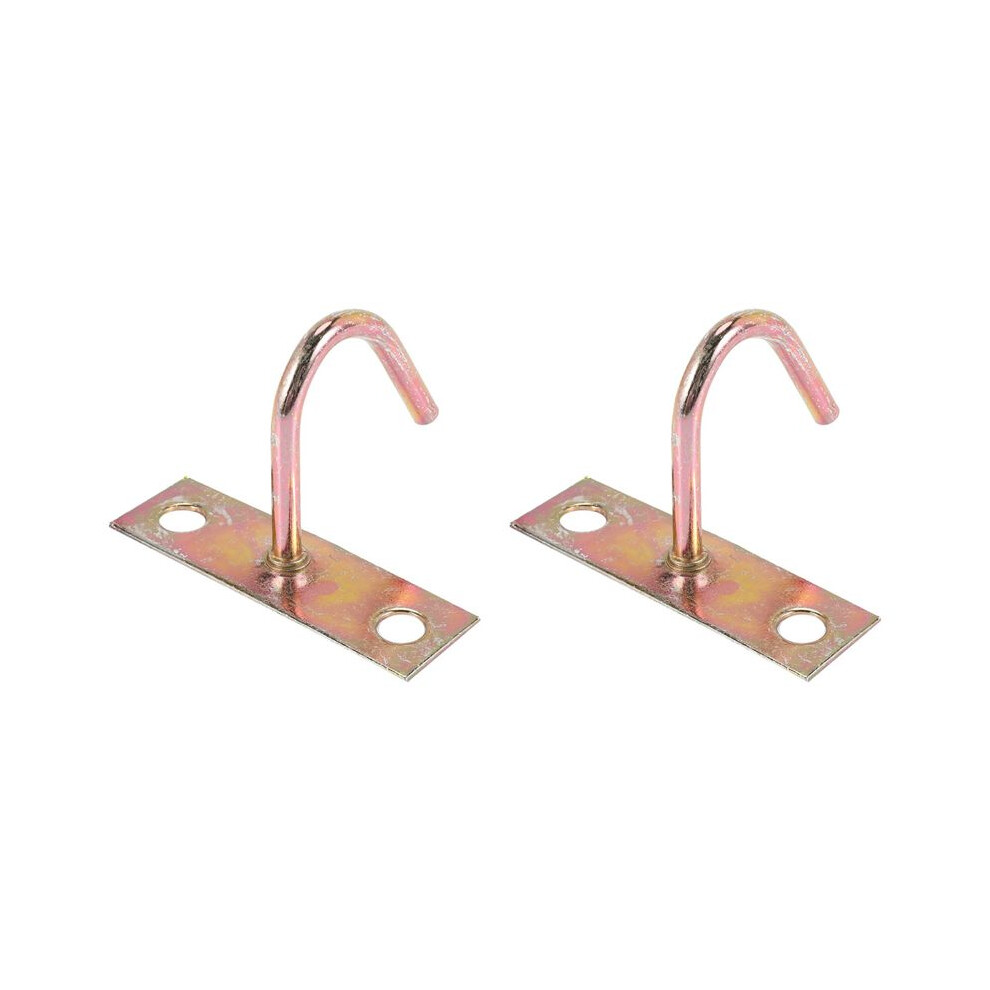 2X Fan Fixture Metal J Shaped Ceiling Mount Hook Hanger 80Mm Height 6031034999743
