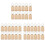 36 Pcs Blank Wooden Key Chain Rectangle Key Chain Tags Wood Keychains Key Ring for DIY 1