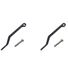 2X Guide de Chaîne de Vélo en Carbone Stabilisateur de Chaîne de Vélo ûrDes Pièces de Vélo à Vis en Titane