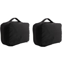 2X Custodia per Telecomando Universale Borsa per Trasmettitore Borsa per Scatola per 1/8 1/10 RC Car Boat Tank Crawler TRX4 SCX10