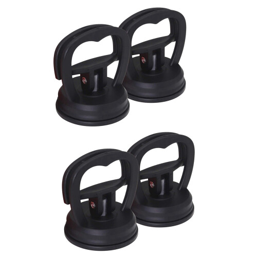 Dent Puller, 4 Pack Suction Cup Dent Puller Handle Lifter, Powerful Car Dent Removal Tools for Car Dent Repair, Glass