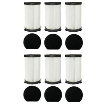 6 Stuks Hepa Filter voor MooSoo D600 D601 Cecotec Thunderbrush 520 Snoer Stofzuiger Filter Hepa Elements