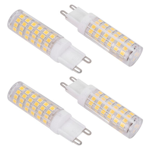 10W G9 100 LED Light Bulbs LED Corn Light Bulbs Ceramic, No Flicker, Wide  Angle, 4PCS Natural White