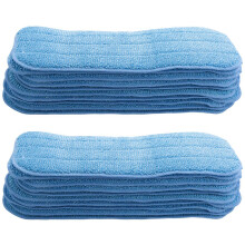 20 Pack Microfiber Spray Mop Replacement Heads for Wet/Dry Mop Floor Cleaning Pads Compatible for Bona Floor Care System