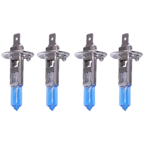 4Pcs 55W H1 White Halogen  Headlight Bulb