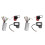 2X 36V 350W Folding Scooter Controller Kit Electric Scooter Controller LCD Display Brake Accelerator Throttle Set 1