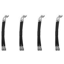 4X 4D56 Engine Oil Cooler Feed Return Hose Kit MR127900 for Montero Pajero Sport 1998-2009 L200 1996-2007 2.5