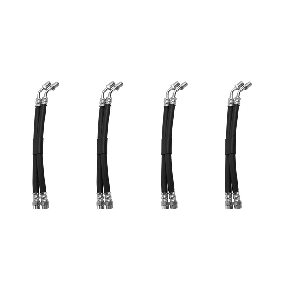 4X 4D56 Engine Oil Cooler Feed Return Hose Kit Mr127900 For Montero Pajero Sport 1998-2009 L200 1996-2007 2.5 4713747194401