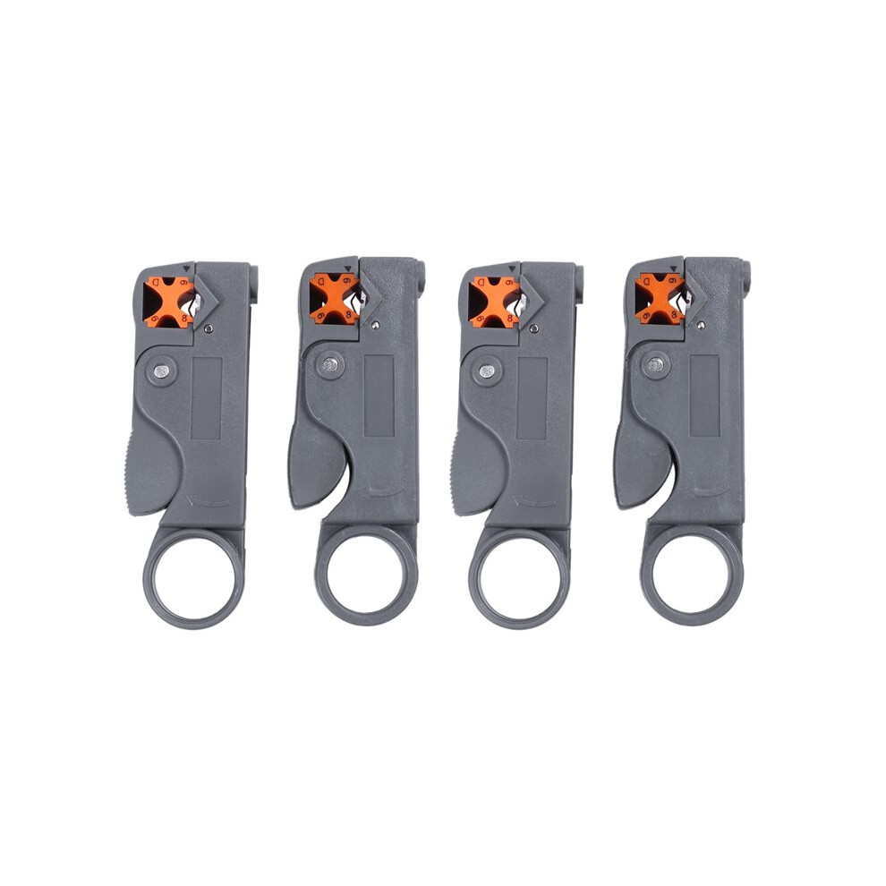 4X New Coaxial Cable Stripper Coax Stripping Tool Rg59 Rg58 Rg6 6031290739671