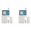 2X Professional Multi Function 4 in 1 Network Cable Tester RJ45/RJ11/USB/BNC LAN Cable Cat5 Cat6 Wire Tester 1