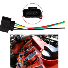 12 Pack Ignition Coil Connector Plug Harness for A4 1.8T, 2.0T, 2.5L, 3.2L, 4.2L Ignition Coil Harness