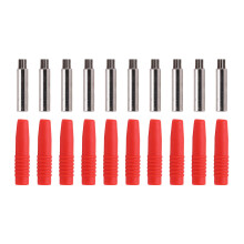 Insulated Banana Plug Connector PA And Copper Material Non Slip Design Rated Voltage600V And Current19A Solder Type Connection With Strong
