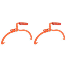 2pcs 20Inch Log Tongs Loads to 110 Lbs 2 Claw Skidding Tongs Non-Slip Grip Loading Capacity, Dragging & Carrying Tool