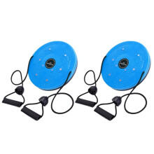 Disque de Torsion Magnétique Twister pour la Taille, Planche D'Équilibre pour la Perte de Poids, Plaque de Massage Magnétique pour la Gym, Bleu