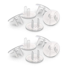 Outlet Plug Covers (64 Pack) Clear Child Proof Electrical Protector Safety Caps