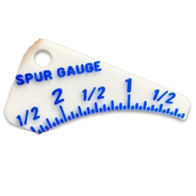 Turkey Spur Gauge ,Precision Tool for Accurate Spur Measurement Determination,Unique Measuring for Turkey Hunters White