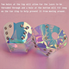 2 Pair Skate Toe Guards PVC Roller Skate Toe Caps for Roller Skates Toe Cap Protective Cover Shoe Shield