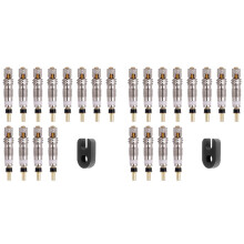 24PCS Presta Valve Brass Core Tool MTB Road Bike Tubes Repair Tire Service Parts Bike Tire Air Valve with Tool