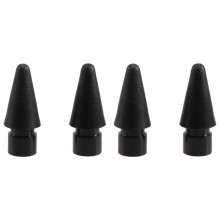 Pack de 4 Embouts de Rechange pour Pointes Pencil pour Pencil 1ère et 2Nd Génération (Noir)
