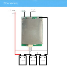 2X 3S 12V 100A BMS Lithium Battery Charger Protection Board with Power Battery Balance/Enhance PCB Protection Board