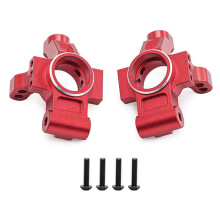 RC Car Upgrade Aluminum Alloy Rear Axle Cup Kit for 1/10 for 4-TEC DRIFT MUSTANG RC Car Accessories Red