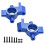 Kit di Sterzo Anteriore per Auto RC In Scala 1/10 per  4-TEC DRIFT per  MUSTANG RC, Accessori per Auto, Blu 5