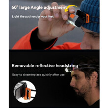 FLEXTAILGEAR TINY HELIO 600Z Lanterna de Cabeça LED com 6 Modos Lanterna de Cabeça Ultraleve Recarregável com 6 Modos para Camping e Corrida