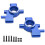 Kit di Sterzo Anteriore per Auto RC In Scala 1/10 per  4-TEC DRIFT per  MUSTANG RC, Accessori per Auto, Blu 6