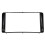 2pcs 178X100mm Double 2Din Car Radio Frame for 2003-2006 9