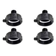 4PZ IBC Tote Adapter 275 330 IBC Adapter Filettatura Fine Connettore Adattatore per Tubo da Giardino da 2 Pollici NPS Serbatoio 'Acqua