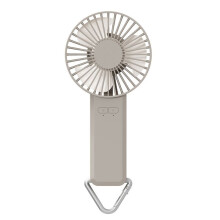 Outdoor Mosquito Repellent Fan Portable Waist-Mounted Fan Desktop Office Small Desktop Fan USB Handheld Fan Khaki