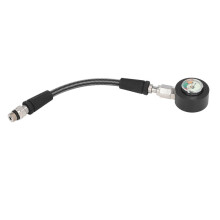 Scuba Diving Pressure Gauge Luminous Submersible Pressure Gauge with High Pressure Hose for BCD Regulator 15cm
