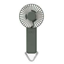 Mückenschutzventilator für Den Außenbereich, Tragbarer Hüftventilator, Kleiner Desktop-Ventilator für das Büro, USB-Handventilator, Grün