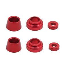 Rc-Car-Upgrade, Aluminiumlegierung, Vorderrad-Lenkuntersetzer-Kit für  Tt02, Rc-Car-Zubehör, Rot