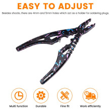 Professionele Multifunctionele Tool met Metalen Klem en Schokdemper, Kogelkopclip voor RC 1/8 1/10 1/14 RC-Autocrawler, Veelkleurig
