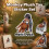(A) 10 Autocollants Singe PVC Mignons pour Enfants 2