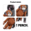 (A) 10 Autocollants Singe PVC Mignons pour Enfants 4