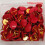 (Red) 13-Color Plastic Push Pins, 100Pcs, Flat Head 1