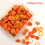 (Orange) 13-Color Plastic Push Pins, 100Pcs, Flat Head 1