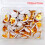 (White) 13-Color Plastic Push Pins, 100Pcs, Flat Head 1